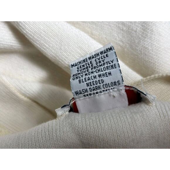 Cape Isle Knitters Classic Cream Cardigan Sweater Womens Sz S Long Sleeve *READ - Picture 5 of 7